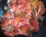 A picture of step 1 of Timatar ki chutney.