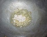A picture of step 2 of Mushroom Stroganoff with hurb rice.