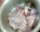 A picture of step 1 of Korean Fried Chicken.