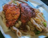 A picture of step 9 of White sauce pasta with grill chicken.