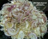 A picture of step 1 of Bhindi pyaza 😋.