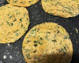 A picture of step 5 of Crispy Masala Puri with Vegetable Methi.