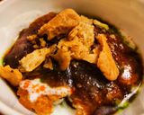 A picture of step 4 of Aloo Tikki Chaat.