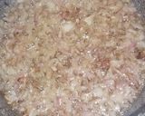 A picture of step 1 of Murg cholay.