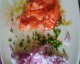 A picture of step 2 of Chatpati Bhel.