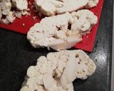 Une image de l'étape 1 de Steak de choux fleur.