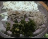 A picture of step 2 of Gobhi matar ki sabji.