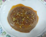 A picture of step 6 of Custard coffee caramel pudding.