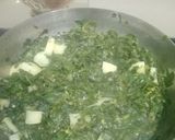 A picture of step 2 of Aloo meethi.