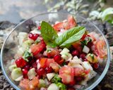A picture of step 3 of Pomegranate salad.