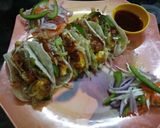 A picture of step 7 of Paneer tacos.