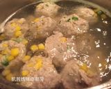 A picture of step 8 of Corn Tofu Pork Meatballs.