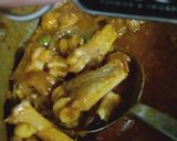 A picture of step 6 of Dehlis special Mutton trotters.
