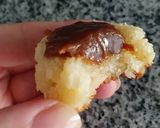 Foto del paso 4 de la receta: 🍪🥥🍓Pepas de coco con dulce de leche y dulce de frutilla en la flip