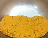 A picture of step 1 of Cornmeal Biscuit Masala Bhakri.