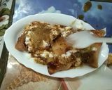 A picture of step 3 of Samosa Chaat.