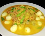 Foto langkah ke 6 dari resep Gulai Udang Telur Puyuh.