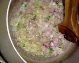 A picture of step 3 of Besan ke gatte ki sabji.