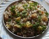 A picture of step 6 of Sabudana khichadi.