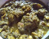 A picture of step 5 of पालक गोभी.