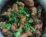 A picture of step 5 of Mutton Pepper fry.