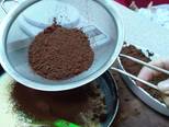 Chocolate từ bột cacao bước làm 2 hình