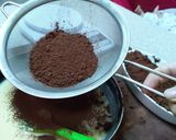 Hình bước làm 2 của món Chocolate từ bột cacao