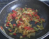 Foto del paso 3 de la receta: Burguer de arroz, judías pintas y verduras
