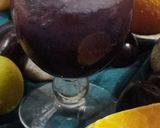 A picture of step 4 of Cherry mocktail.