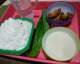 Foto langkah ke 1 dari resep Dadar Gulung Mawar isi Unti Kelapa + tutor mawar.