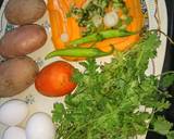 Potato egg omelate with cheaze recipe step 1 photo