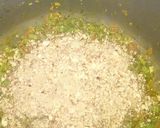 A picture of step 5 of French beans in peanut gravy.
