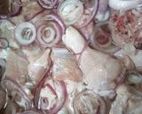 A picture of step 1 of Chicken peppersoup.