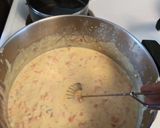 A picture of step 2 of Cheesey Veggie Soup from a Mix.