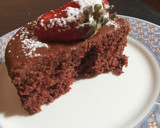 Foto del paso 4 de la receta: Bizcocho de choco 'Sandri':en taza, sin gluten, lácteos ni huevo