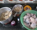 صورة لخطوة 7 من وصفة حمام محشي (أرز/فريك) 👌😋