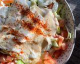 Gambar langkah 5 resipi Egg Salad with Roasted Sesame Sauce.