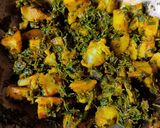 A picture of step 4 of Methi Sabji.