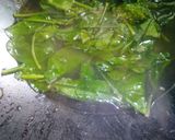A picture of step 1 of Spinach & Lime mini cakes.