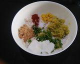 A picture of step 2 of Jowar corn vada.