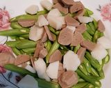 Foto langkah ke 1 dari resep Cah Buncis & Bakso (Tumis Buncis Bakso).