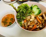 Hình bước làm 4 của món Bún thịt xào