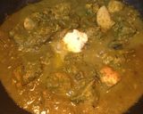 A picture of step 8 of Dhaniya Chicken.