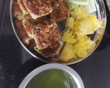 A picture of step 7 of Multi dal cabbage and mint grill Rice tikki bites.