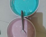 Foto langkah ke 3 dari resep Rainbow Cake Kukus.
