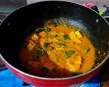 A picture of step 8 of Kadhai Paneer.