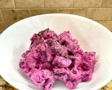 A picture of step 5 of Beet Salad with Yogurt and Walnuts.