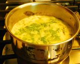 A picture of step 5 of Cabbage Paal Koottu.