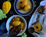 A picture of step 3 of Ripe Baby Mango Curry/ Gojju/ Humman.