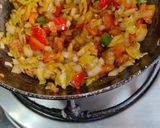 A picture of step 2 of Egg Bhurji (Indian-Style Scrambled Eggs).